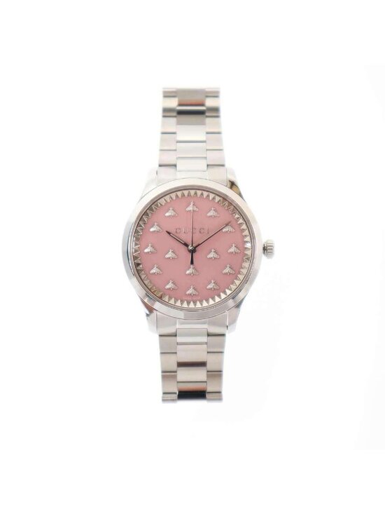 Gucci G-timeless 32 Watch Silver Pink main image 7
